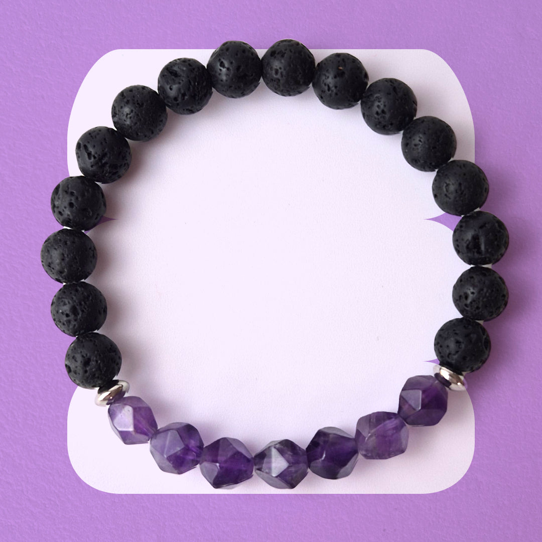 Oasis Amethyst Aromatherapy Bracelet