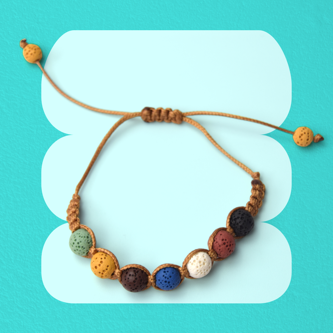 Breathe Bright - Aromatherapy Lava Bracelet