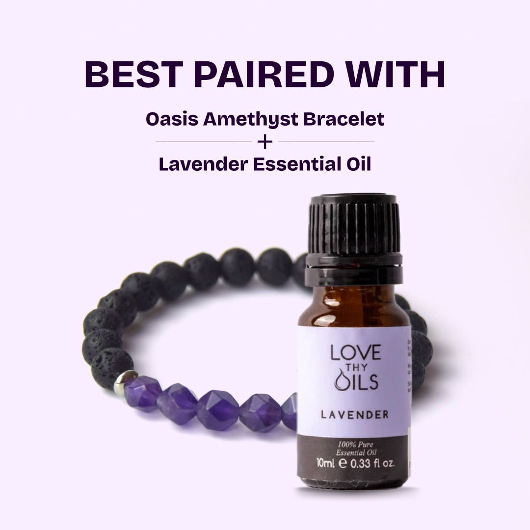 Oasis Amethyst Aromatherapy Bracelet