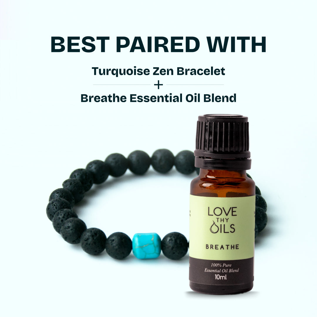 Turquoise Zen Aromatherapy Bracelet