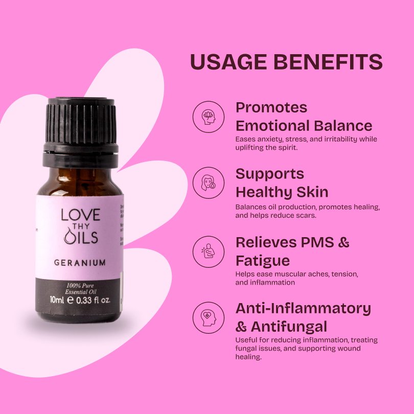 Geranium Essential Oil 10ml