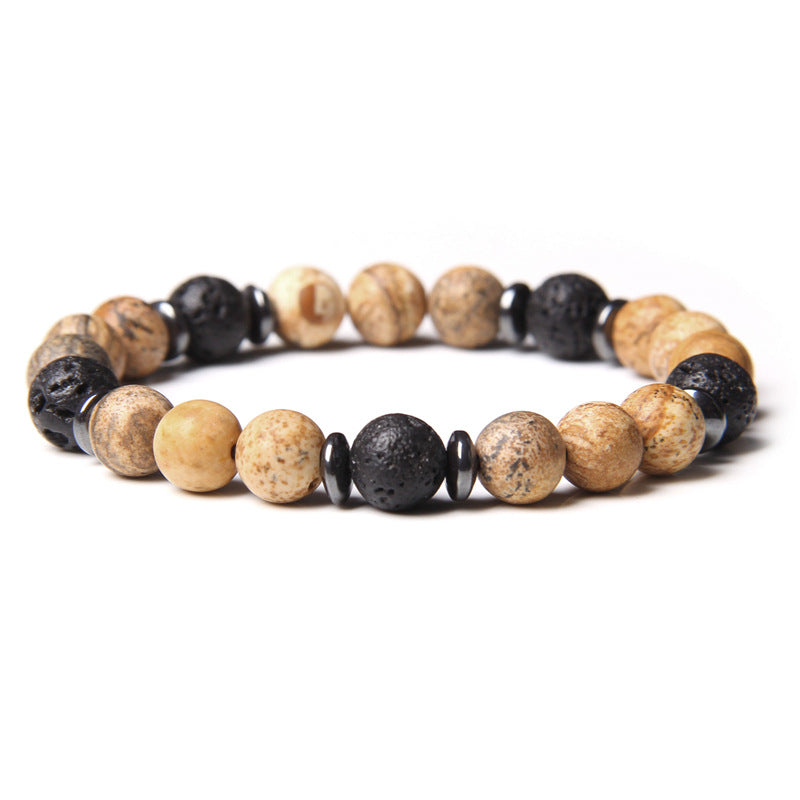 Jasper Beads Diffuser Bracelet
