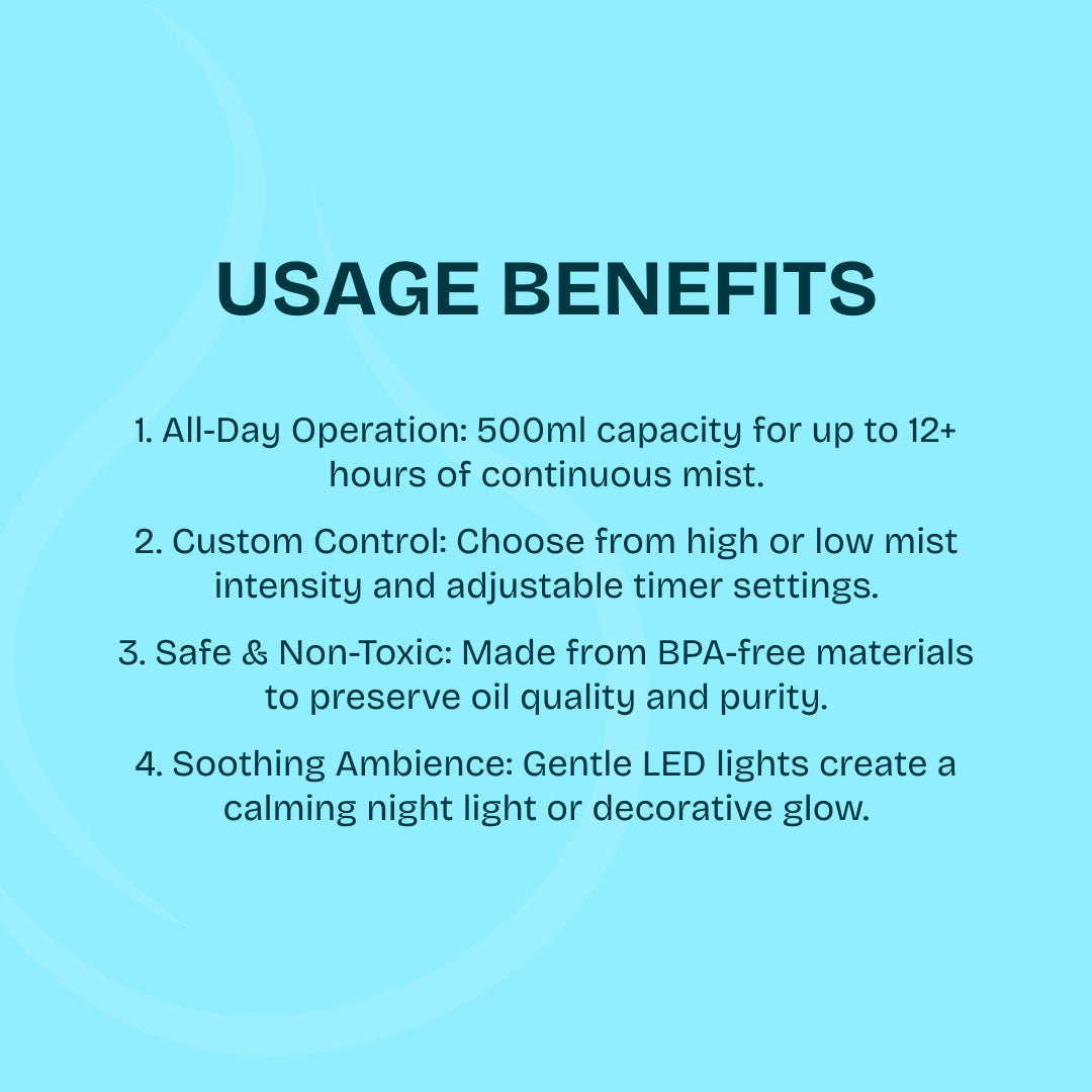 500ml Essential Oil Diffuser - Serenity