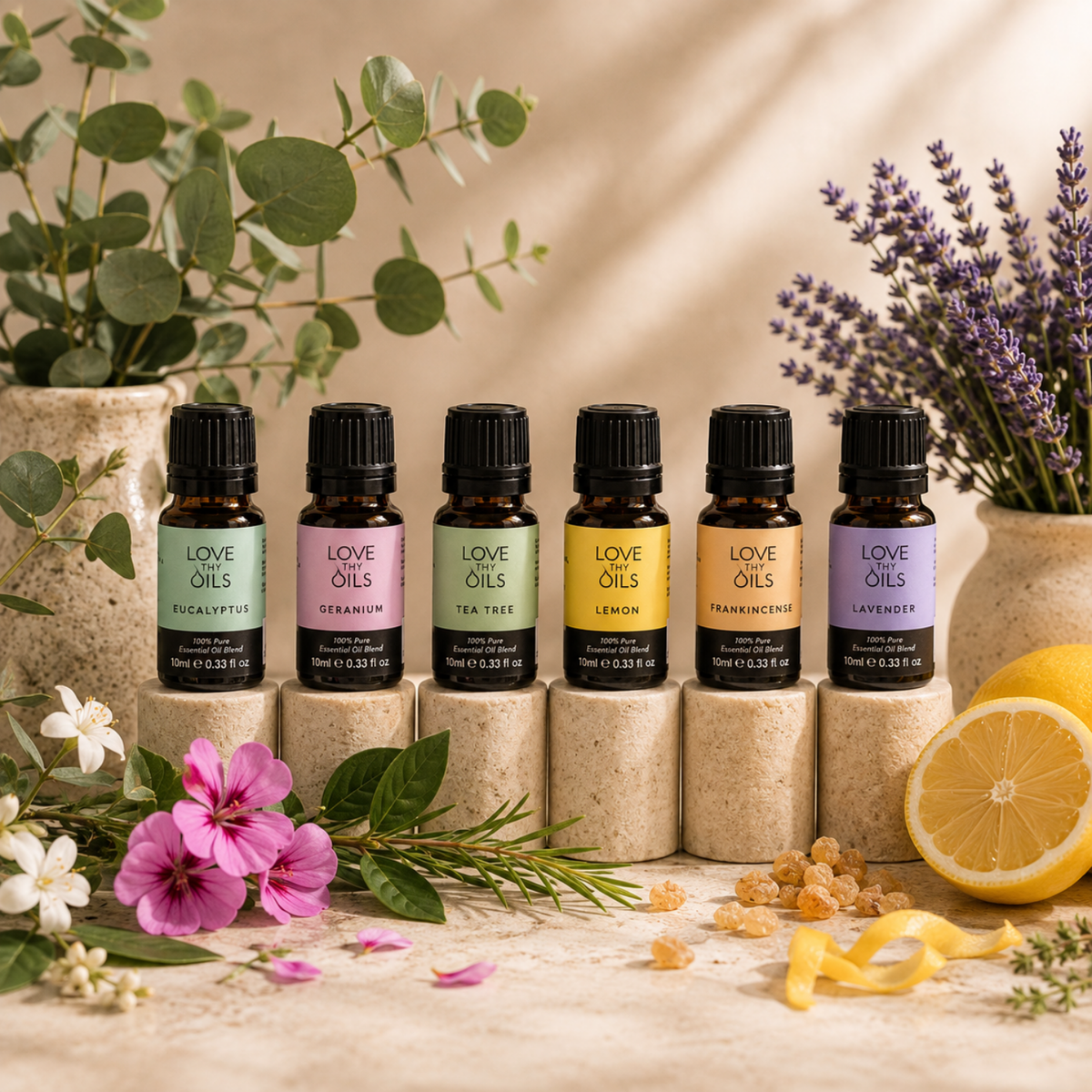 Aromatherapy 6 Pack Starter Kit