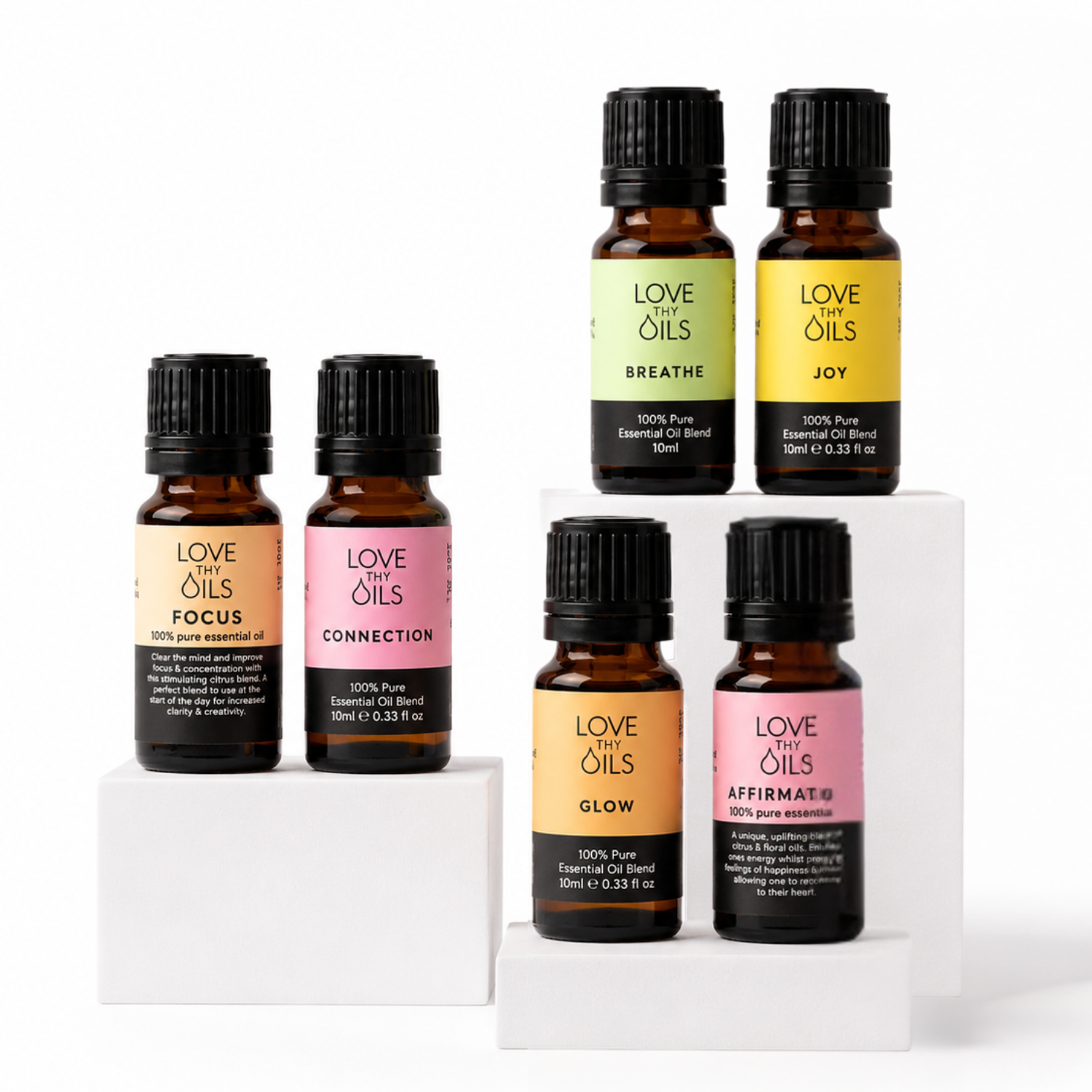 Aromatic Fusion Collection (Affirmation+Breathe+Connection+Focus+Joy+Glow)