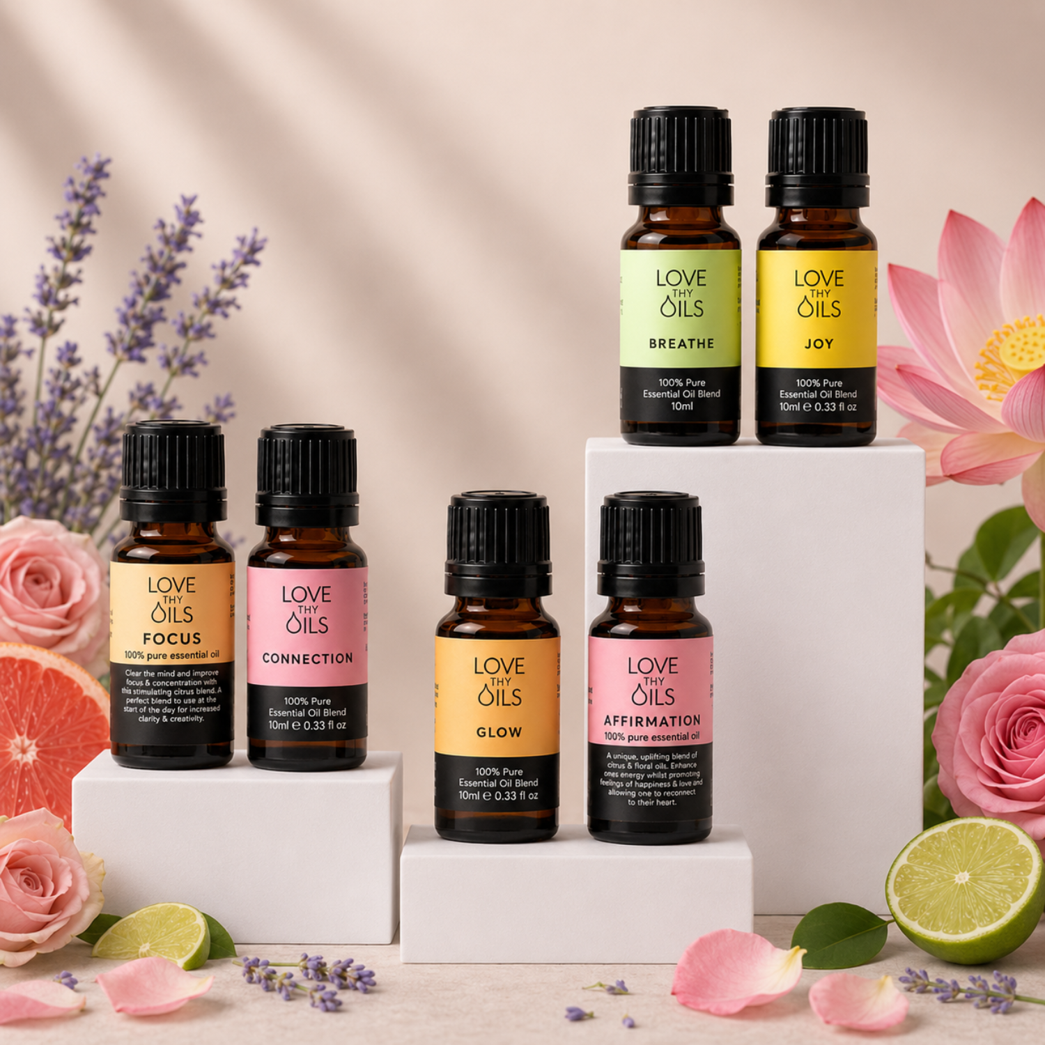 Aromatic Fusion Collection (Affirmation+Breathe+Connection+Focus+Joy+Glow)