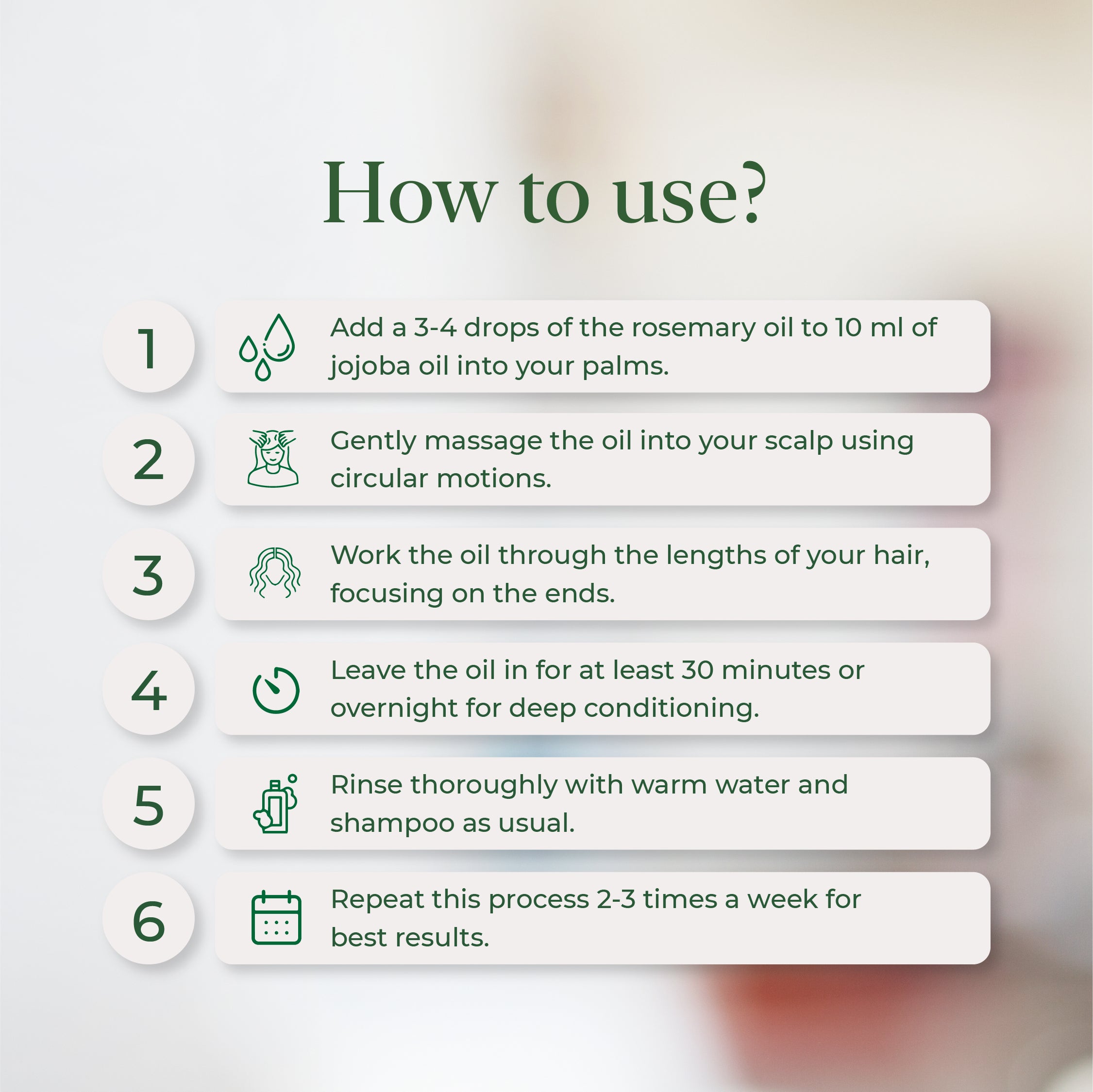 Hair Growth Kit Rosemary Essential oil + Jojoba Oil