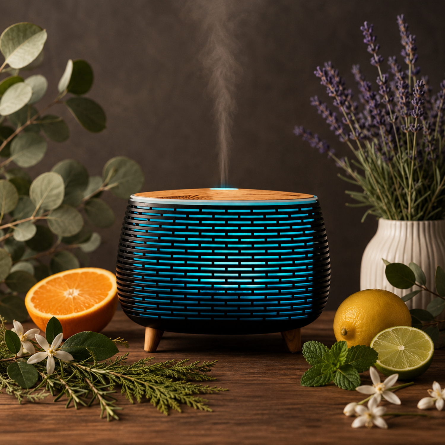 LumiAroma Essential Oil Diffuser - Black