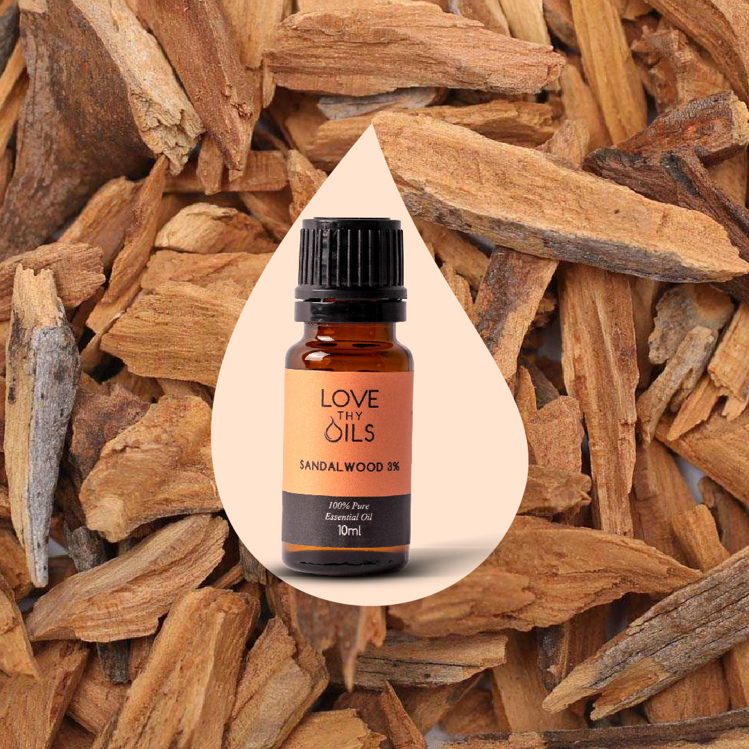 Sandalwood 3% Essential Oil In Jojoba 10ml