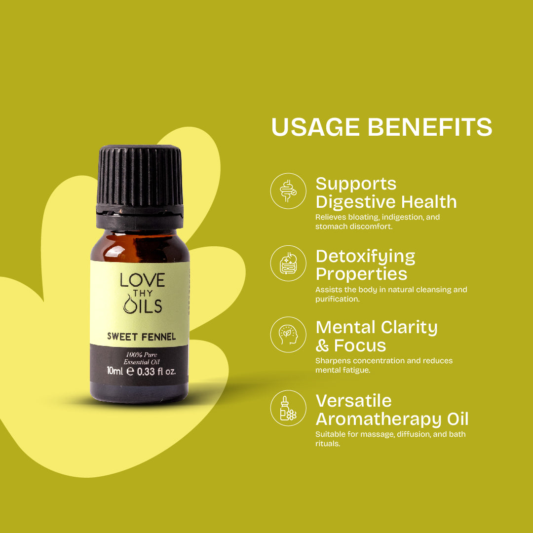 Sweet Fennel Essential Oil 10ml