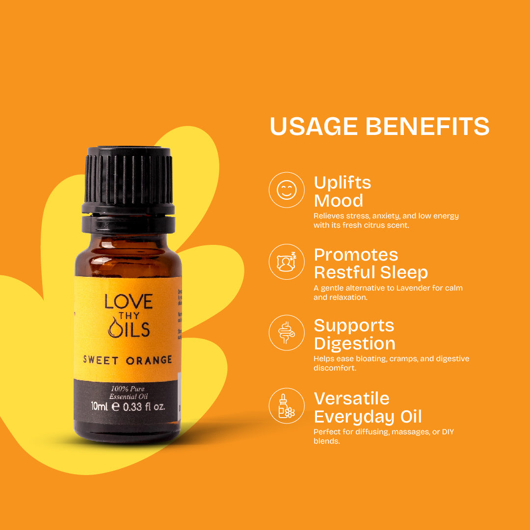 Sweet Orange Essential Oil 10ml