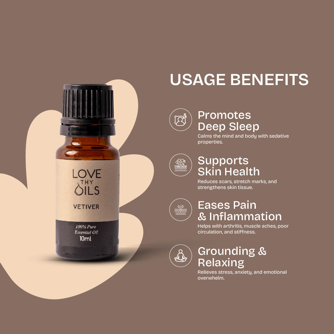 Vetiver Essential Oil 10ml