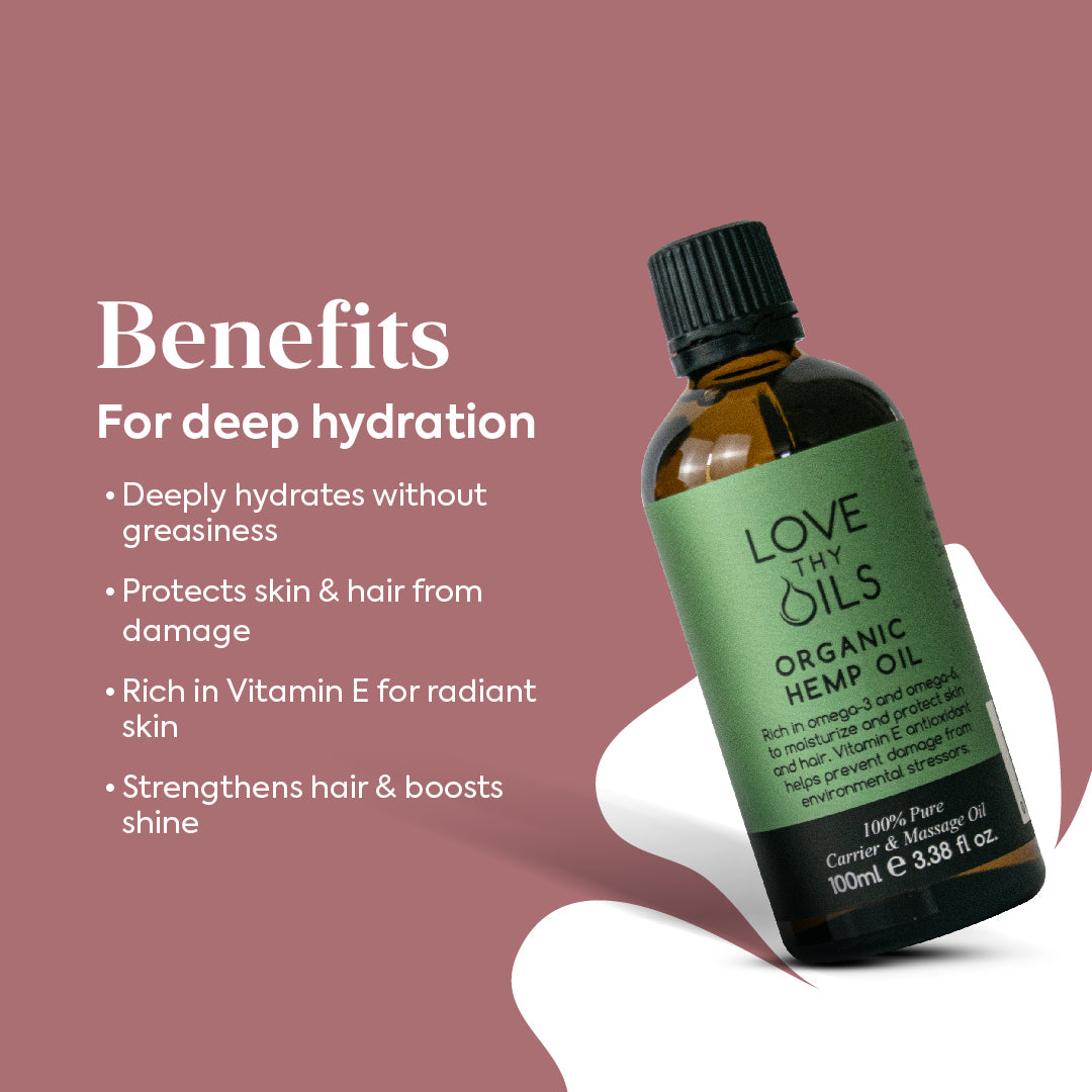 Organic Hemp Carrier Oil 100ml