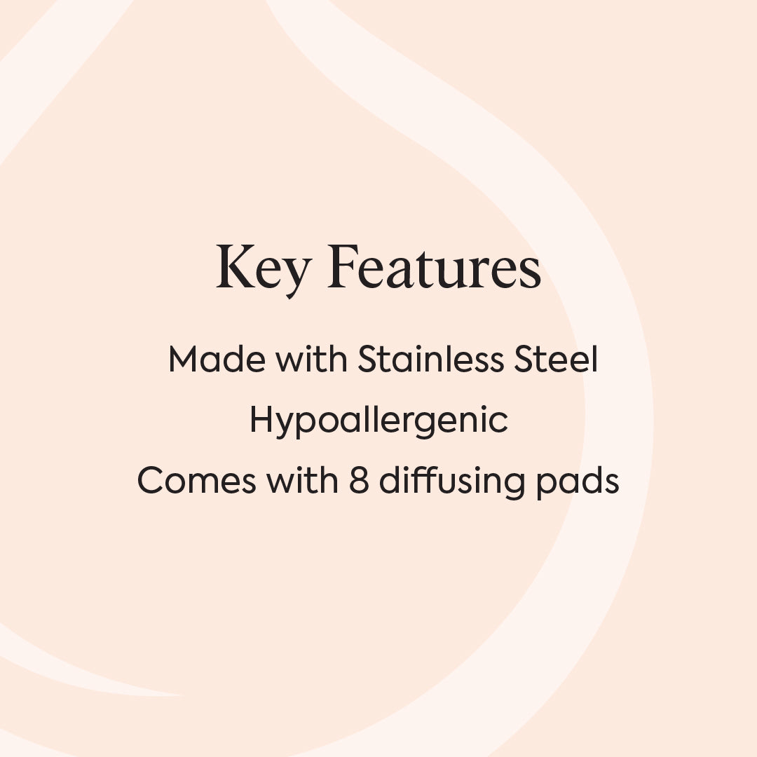 Tree of Life - Aromatherapy Car Vent Diffuser Locket - Rose Gold