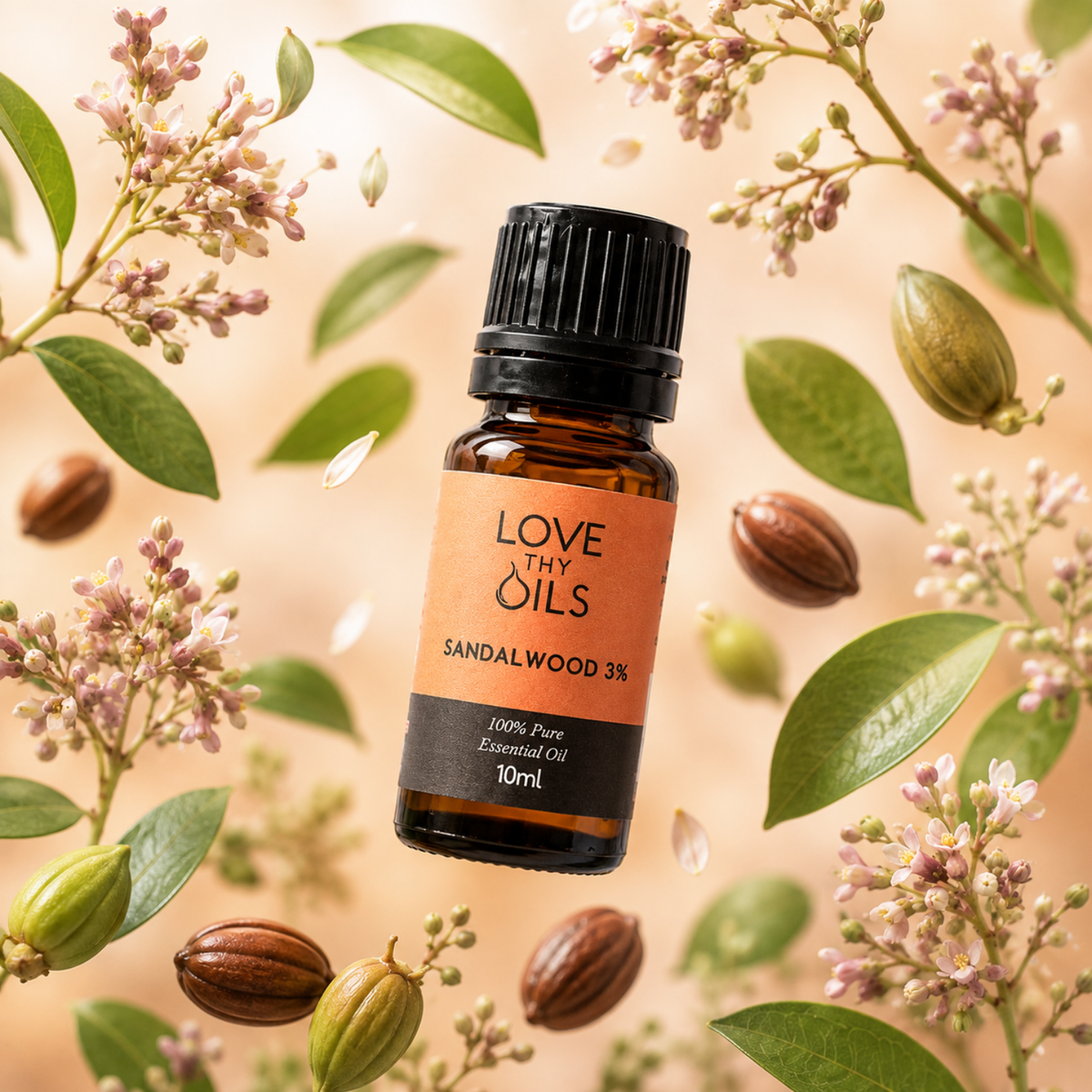 Sandalwood 3% Essential Oil In Jojoba 10ml