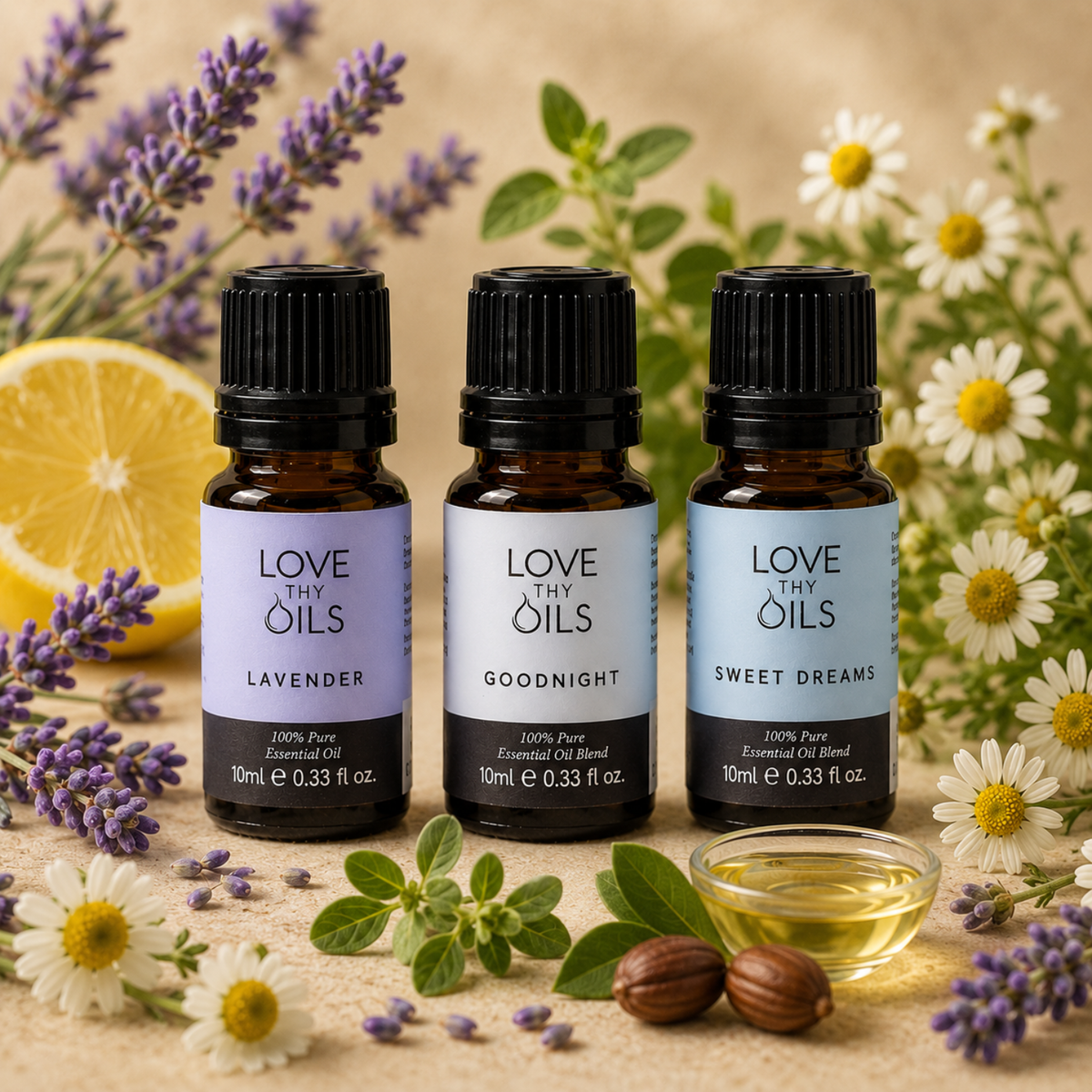 Sleep Well Collection (Sweet Dreams+Good Night+Lavender)