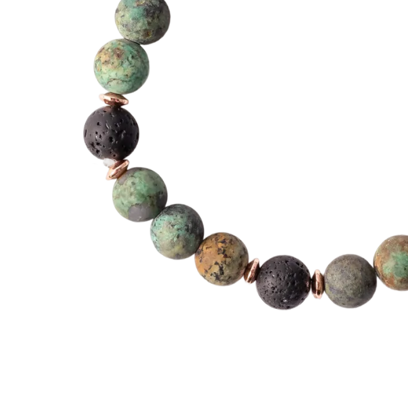 African Turquoise Diffuser Bracelet