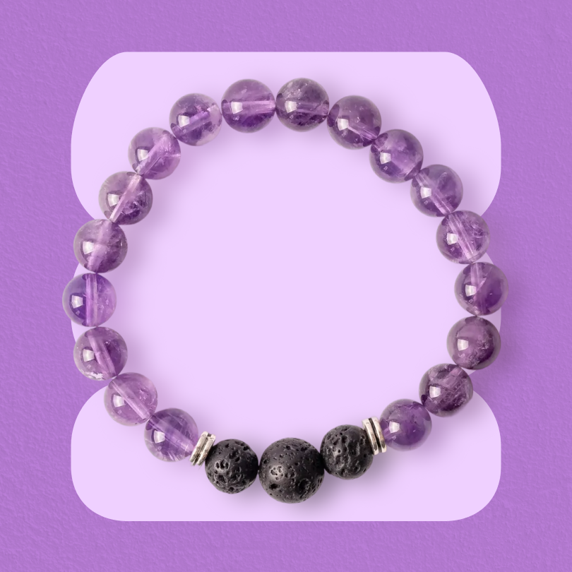 Amethyst Aromatherapy Bracelet