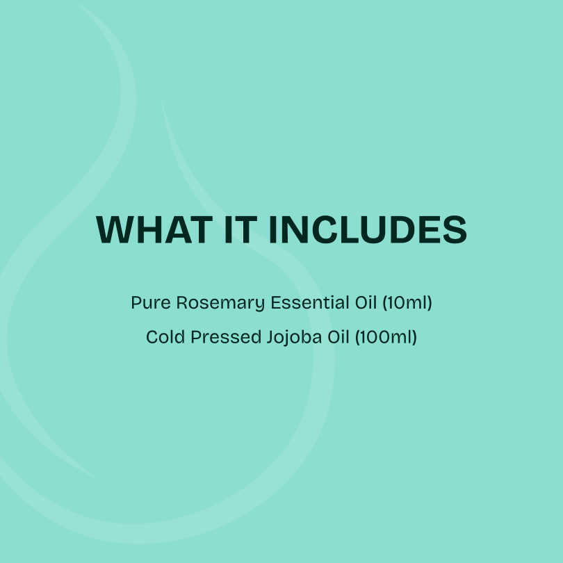 Hair Growth Kit Rosemary Essential oil + Jojoba Oil