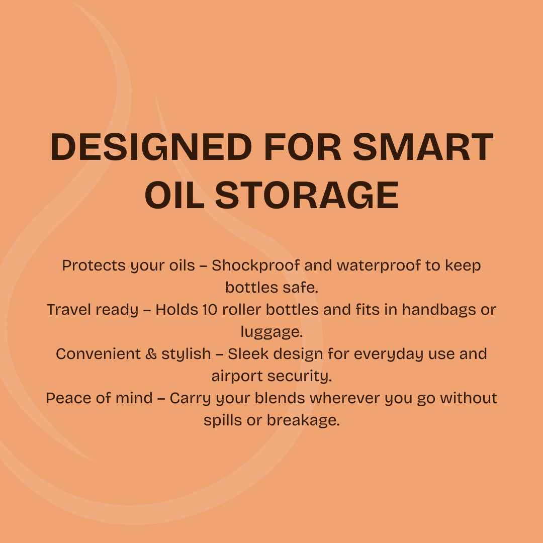 The Traveller - Essential Oil Roller Bottle Storage Case