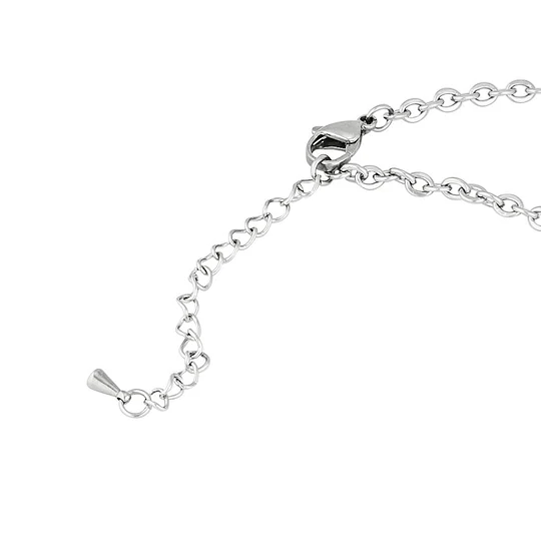 Flourish Aromatherapy Essential Oil Diffuser Necklace - Silver