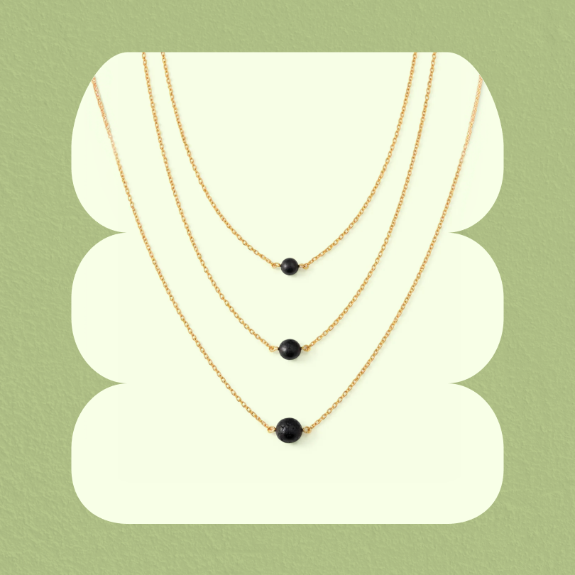 Humble Diffuser Necklace - Triple Layer