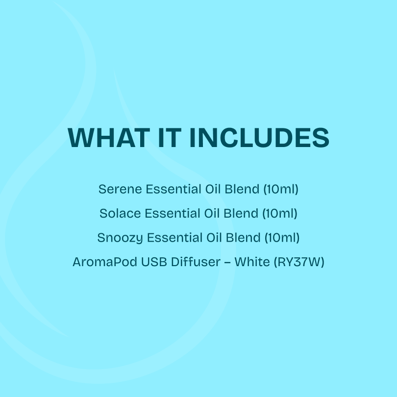 Relax & Revive Set: Tranquil Trio + AromaPod Diffuser