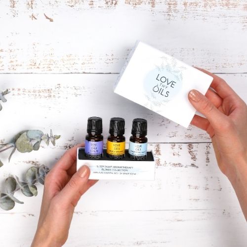 Essential oil set for sleep in gift box