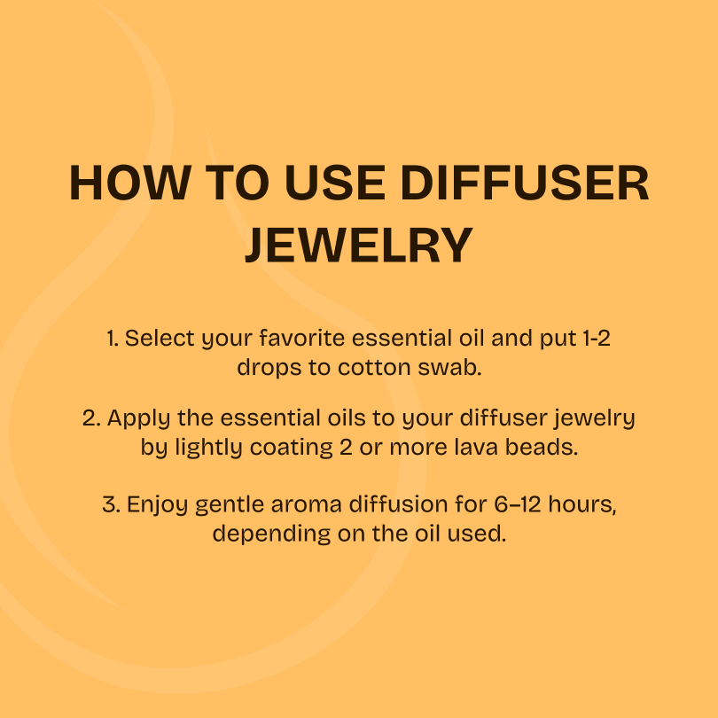 Tree of Life Lava Stone Necklace - Yellow