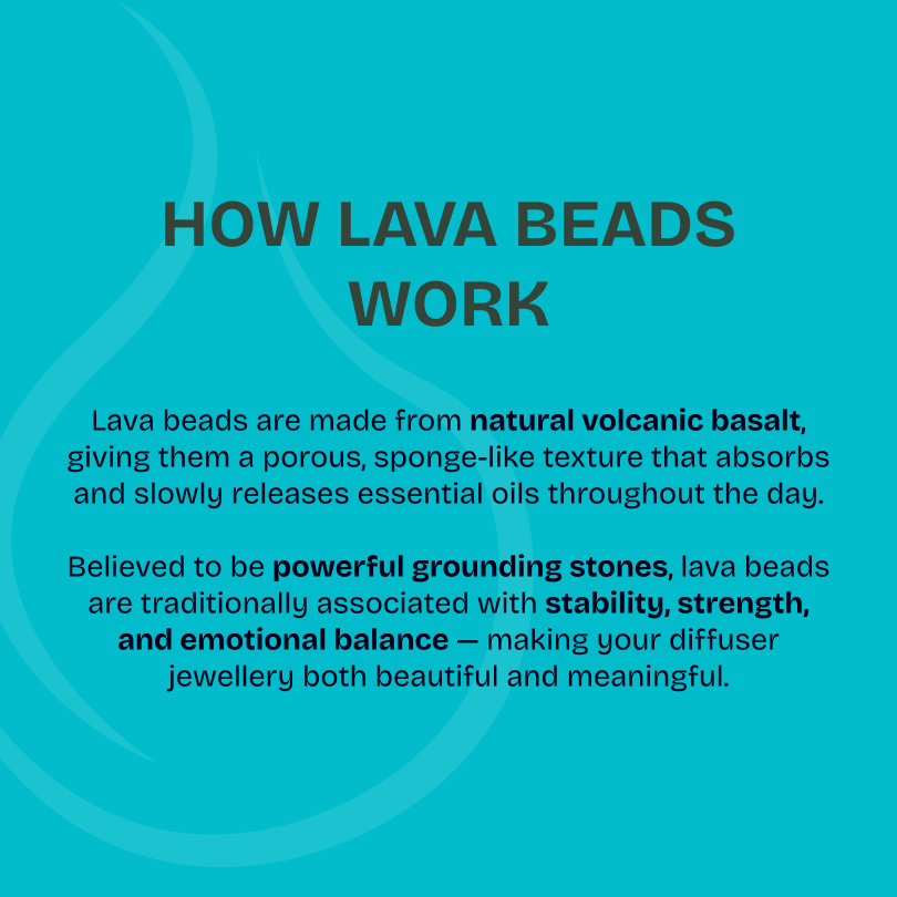 Turquoise & Lava Stone Diffusing Bracelet