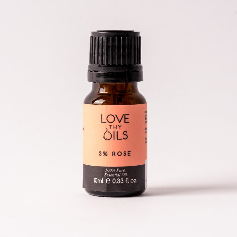 Rose 3% Essential Oil in Jojoba Oil 10ml
