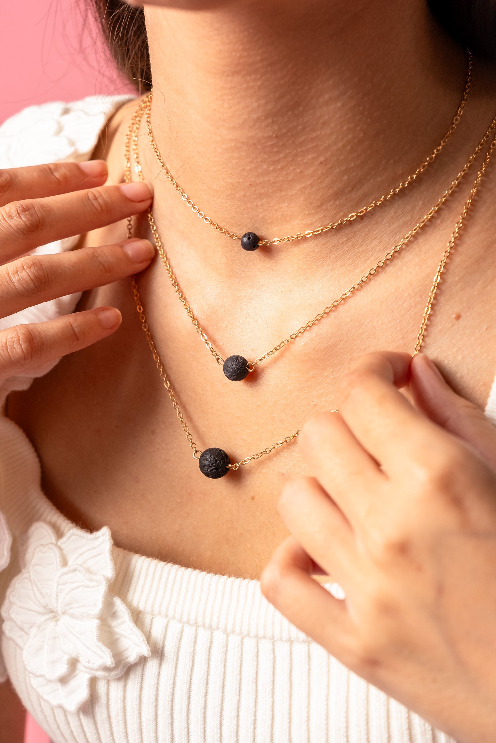 Humble Diffuser Necklace - Triple Layer