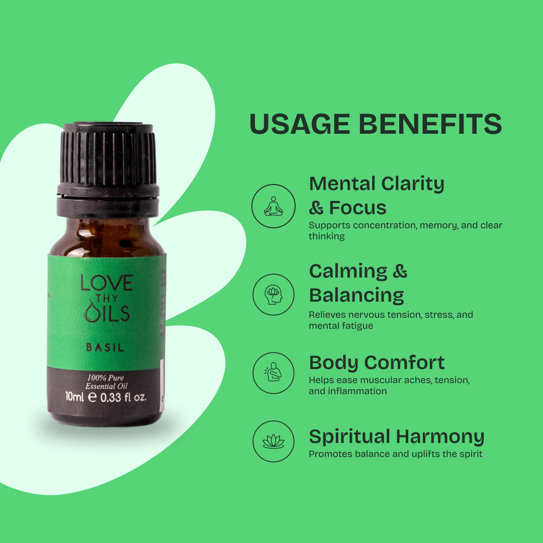 Basil Essential Oil 10ml