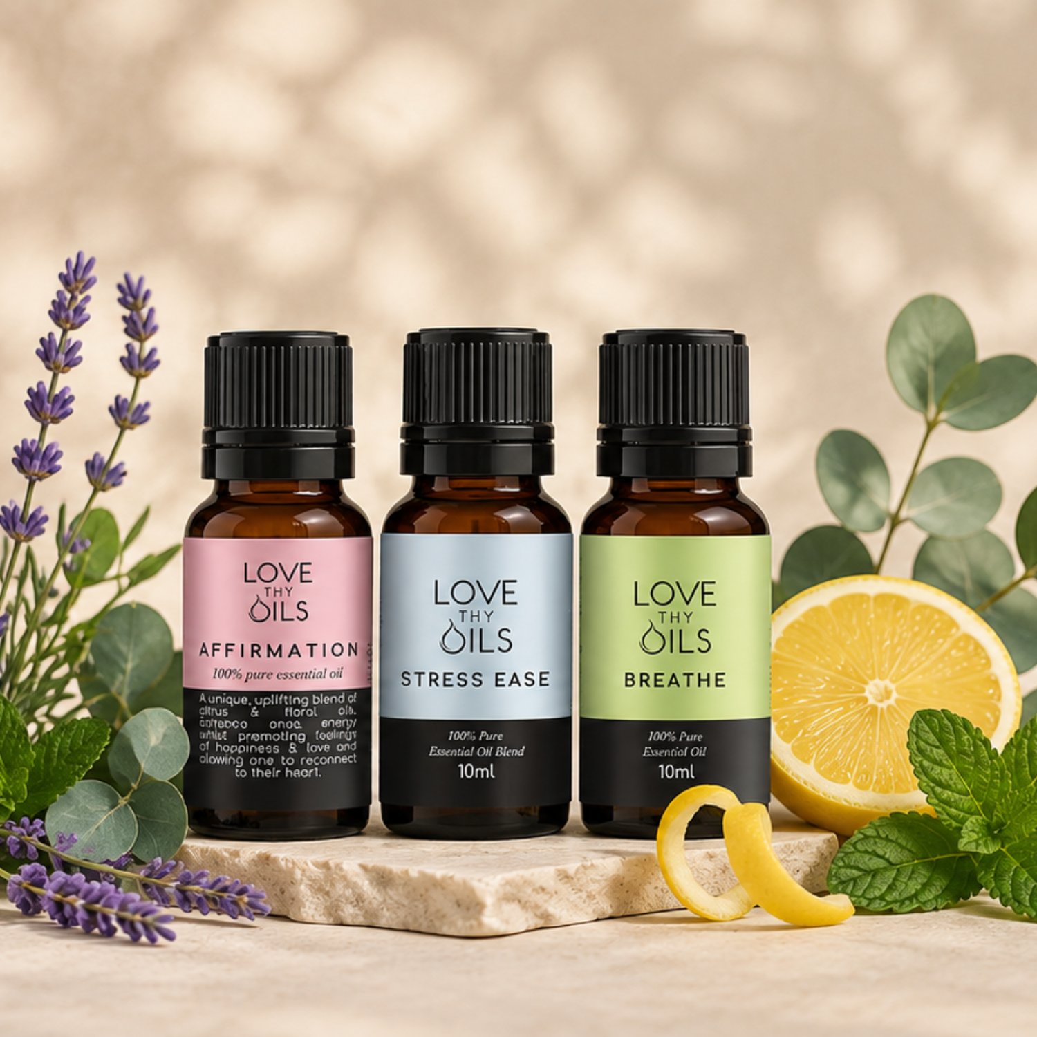 Best of the Blends Bundles - (Breathe + Stress Ease + Affirmation)