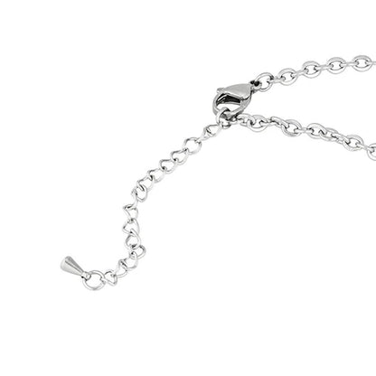 Blossom Aromatherapy Essential Oil Diffuser Necklace - Silver