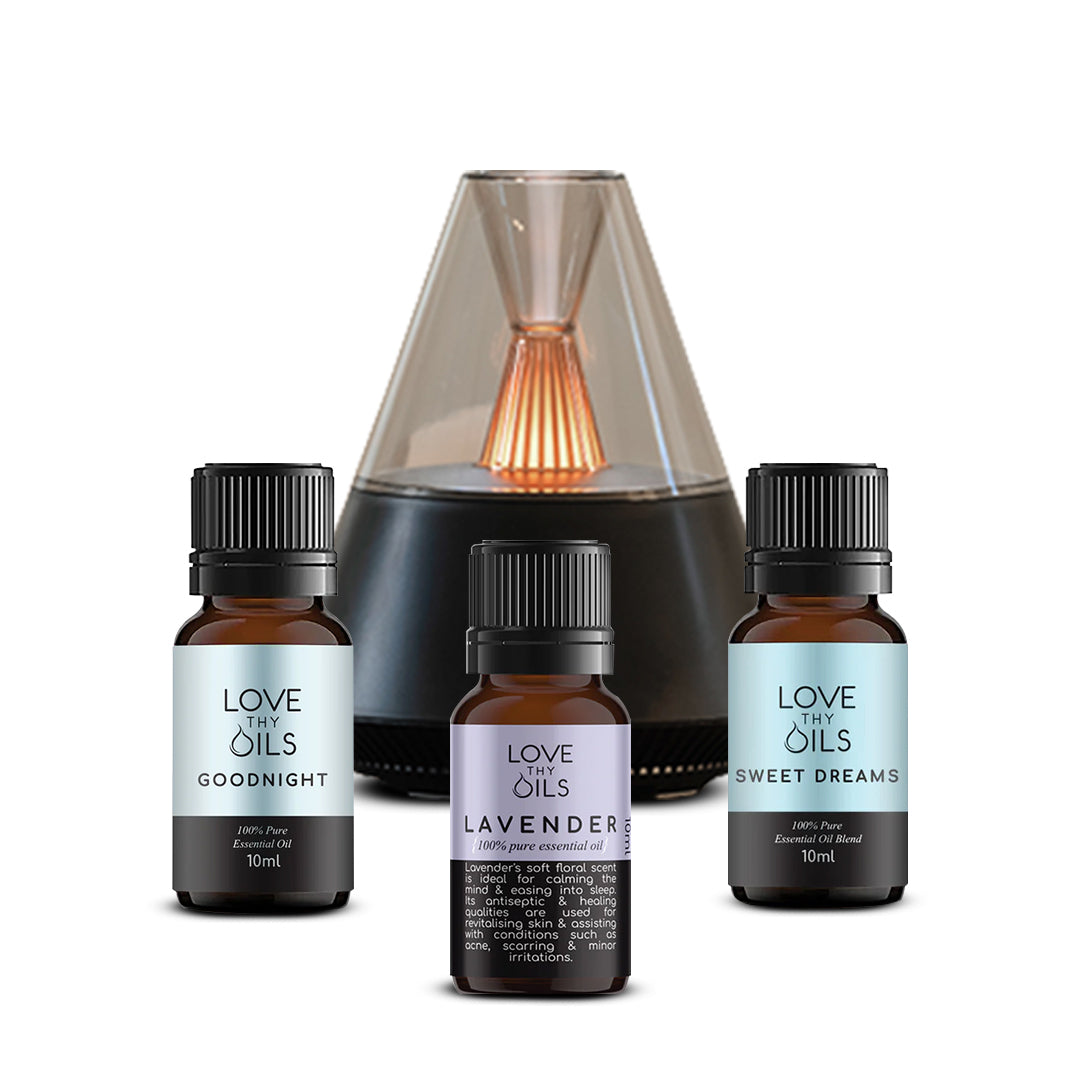 Sleep Well Collection (Sweet Dreams+Good Night+Lavender) + Diffuser
