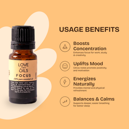 Focus Essential Oil Blend 10ml