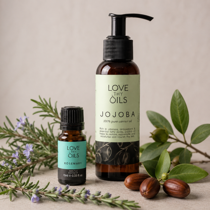 Hair Growth Kit Rosemary Essential oil + Jojoba Oil