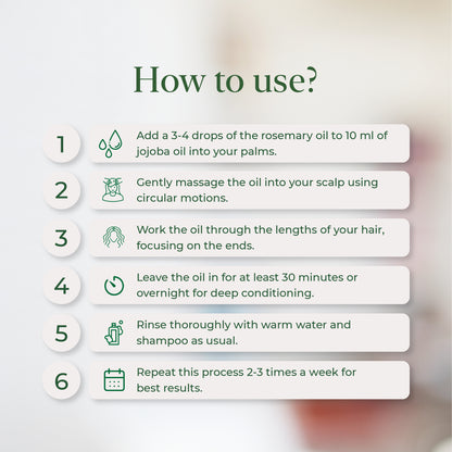 Hair Growth Kit Rosemary Essential oil + Jojoba Oil