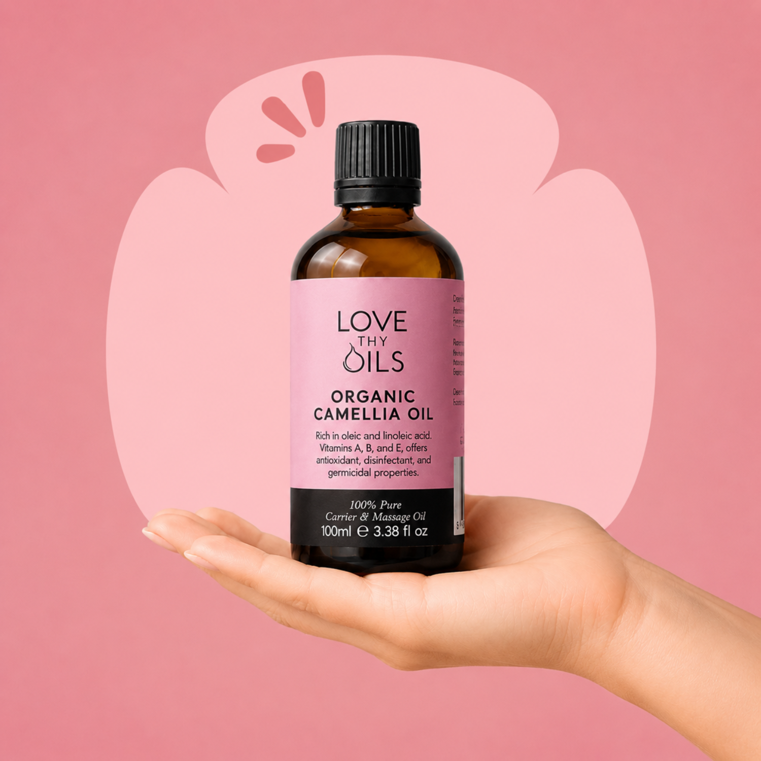 Organic Camellia Carrier Oil 100ml