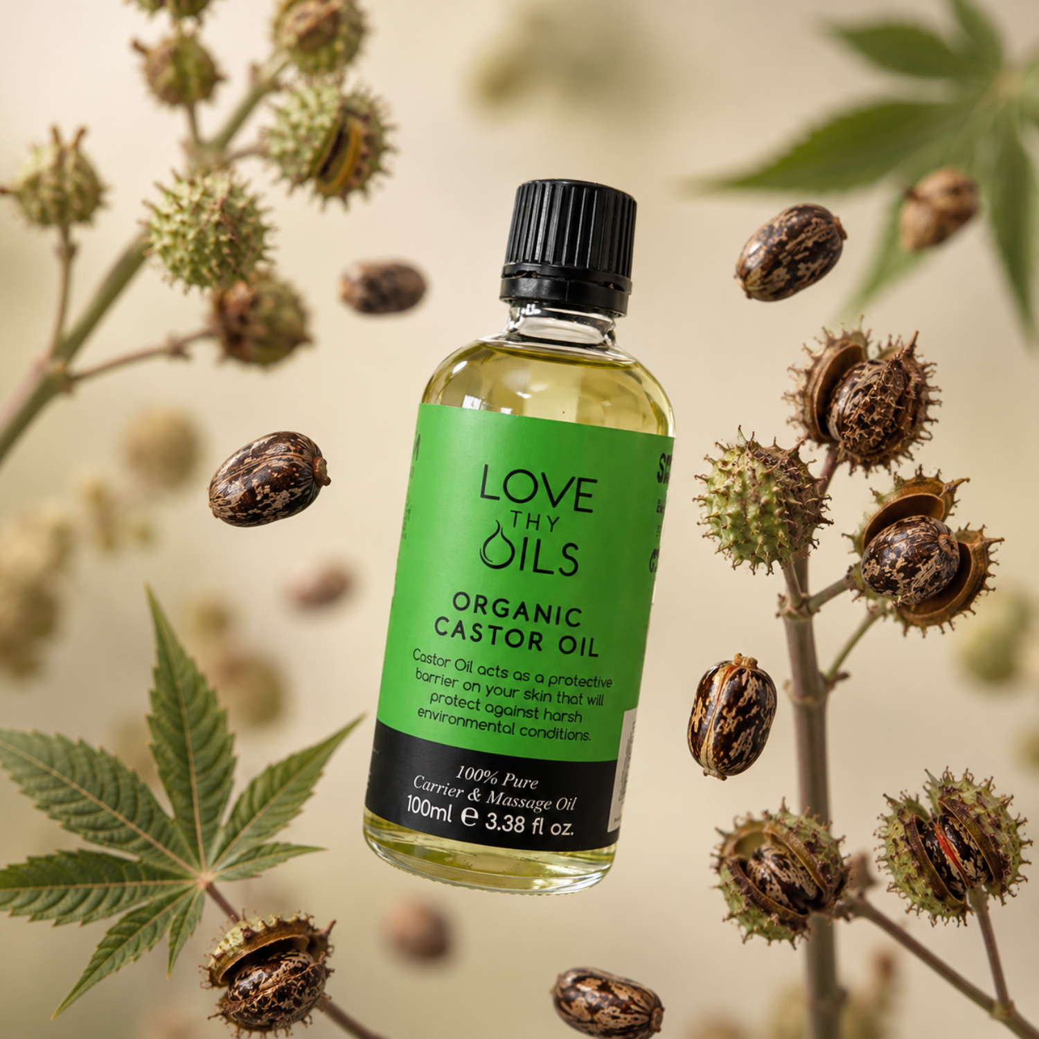 Organic Castor Carrier Oil 100ml