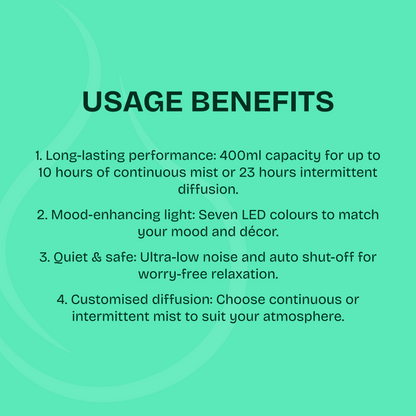 LumiAroma Essential Oil Diffuser - White