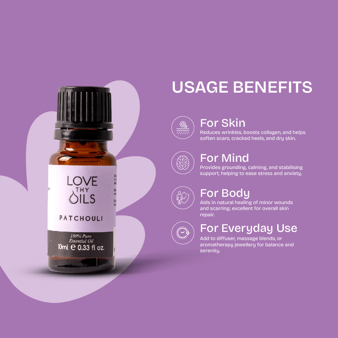 Patchouli Essential Oil 10ml