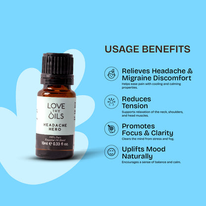 Headache Hero Essential Oil Blend 10ml