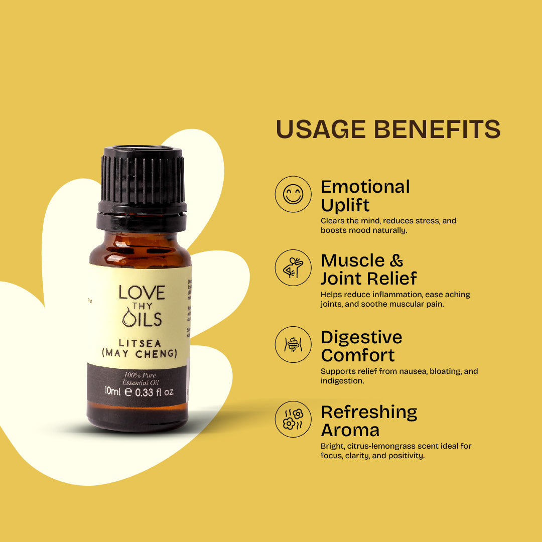 Litsea (May Cheng) Essential Oil 10ml