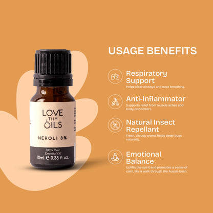 Neroli 3% Essential Oil 10ml
