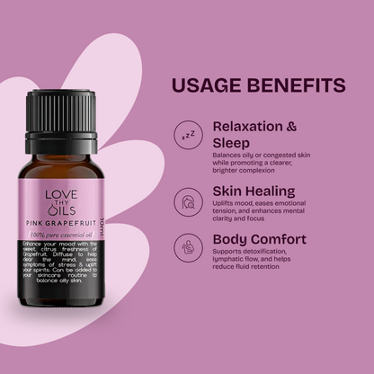Pink Grapefruit Essential Oil 10ml