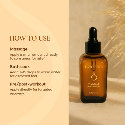 Miracle Muscle Relief Oil
