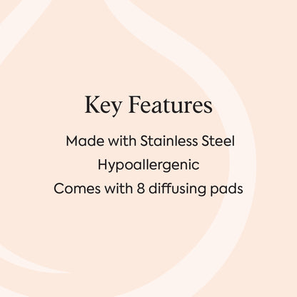 Tree of Life - Aromatherapy Car Vent Diffuser Locket - Rose Gold