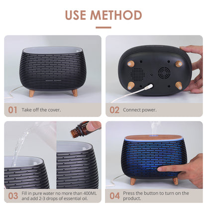 LumiAroma Essential Oil Diffuser - Black